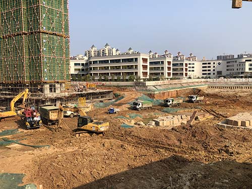 中國安能第二工程局湖畔學苑項目部“戰(zhàn)疫情，抓復工”