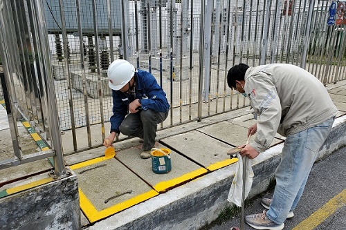 寶鼎山風電場開展“亮化場區(qū)，消除隱患”團青志愿服務活動