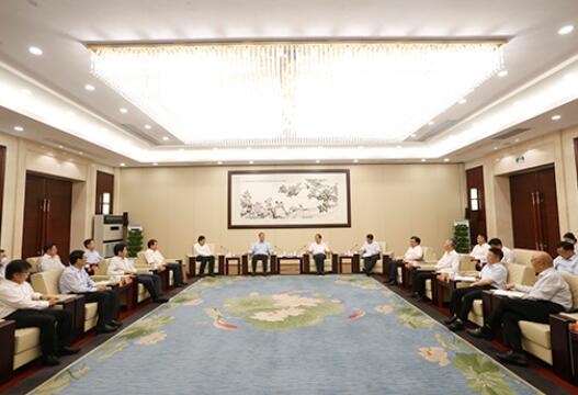 國家電網(wǎng)董事長毛偉明與浙江省委書記車俊、省長袁家軍會(huì)談