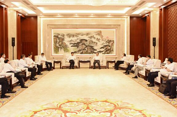 舒印彪拜會山東省委書記劉家義、省長李干杰