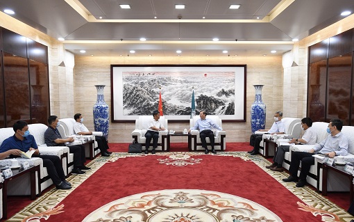 國家電網(wǎng)有限公司總經(jīng)理、黨組副書記辛保安會見寧夏回族自治區(qū)副主席吳秀章