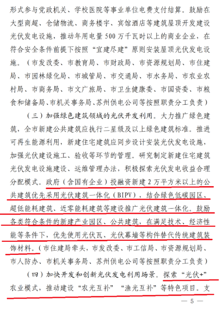 蘇州：國(guó)企廠房100%安裝分布式光伏！