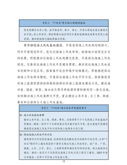 發(fā)改委、能源局等九部委聯(lián)合印發(fā)發(fā)布“十四五”可再生能源規(guī)劃！