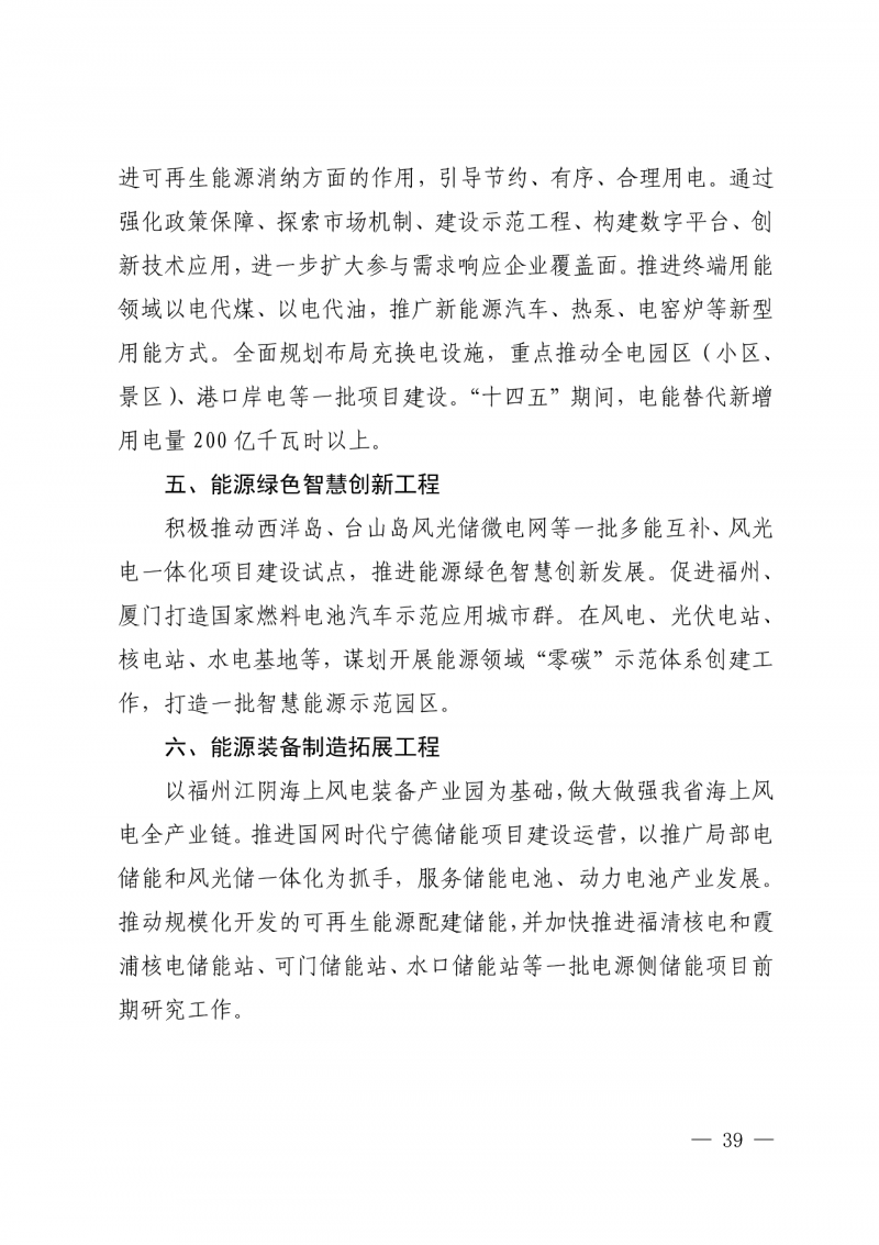 光伏新增300萬千瓦！福建省發(fā)布《“十四五”能源發(fā)展專項(xiàng)規(guī)劃》