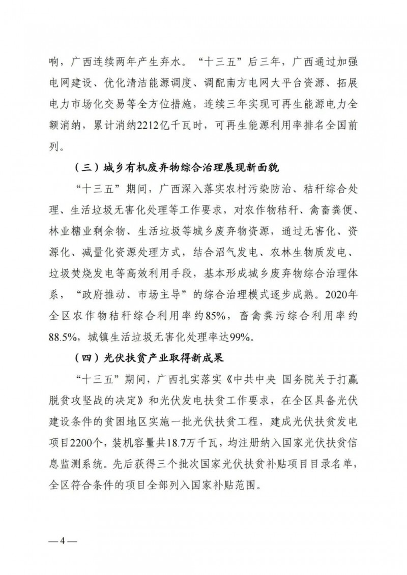 廣西“十四五”規(guī)劃：大力發(fā)展光伏發(fā)電，到2025年新增光伏裝機15GW！