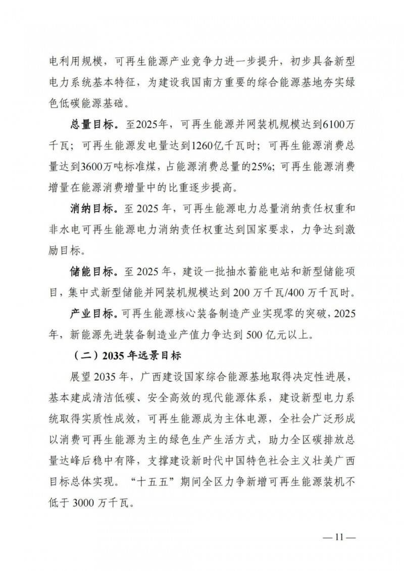 廣西“十四五”規(guī)劃：大力發(fā)展光伏發(fā)電，到2025年新增光伏裝機15GW！