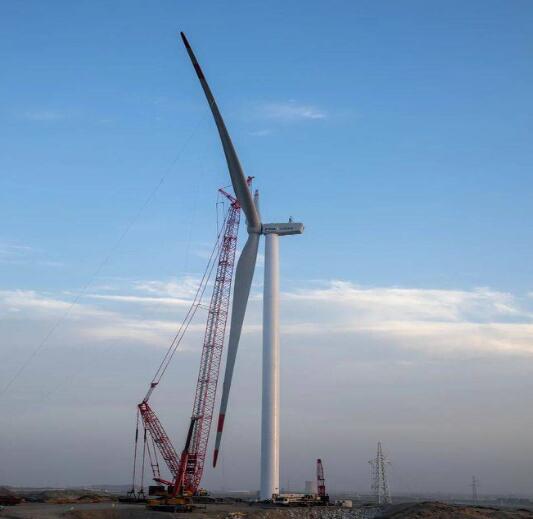 深耕大西北，H171-4MW分散式風(fēng)電項目成功首吊!