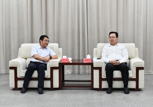 劉源拜會河北省委常委、副省長，雄安新區(qū)黨工委書記、管委會主任張國華