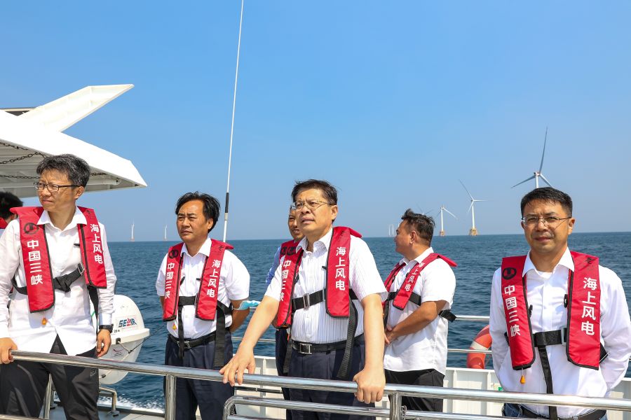 韓君赴廣東陽江、福建福州調(diào)研三峽集團海上風電項目