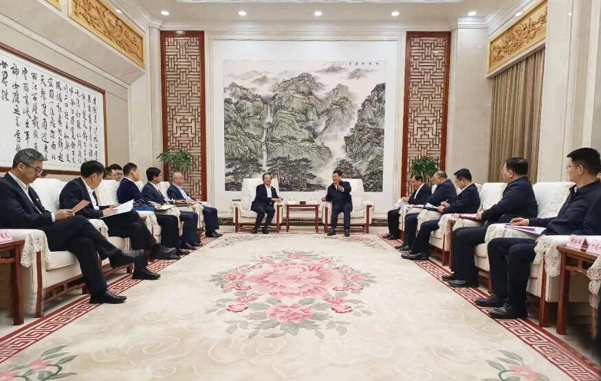 吳云拜會湖北省政府副省長、黨組成員盛閱春