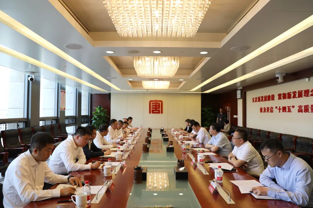 中建一局黨委書(shū)記、董事長(zhǎng)吳愛(ài)國(guó)拜會(huì)大唐國(guó)際黨委書(shū)記、董事長(zhǎng)王順啟
