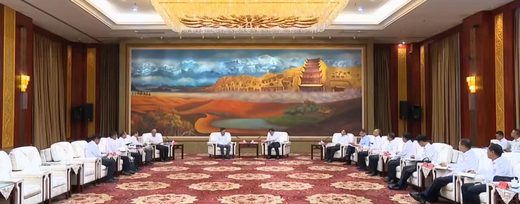 國(guó)家電投董事長(zhǎng)劉明勝、總經(jīng)理栗寶卿拜會(huì)甘肅省委書(shū)記胡昌升、省長(zhǎng)任振鶴