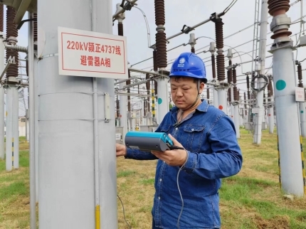 監(jiān)督檢查隱患電桿，全力保障電力安全