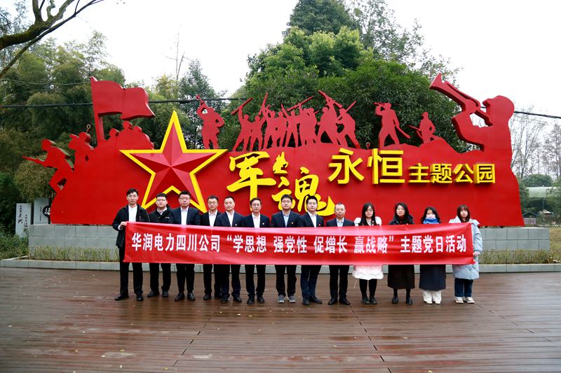 華潤電力四川公司聯(lián)合華潤集團在川企業(yè)開展“學思想、強黨性、促增長、贏戰(zhàn)略”主題黨日活動