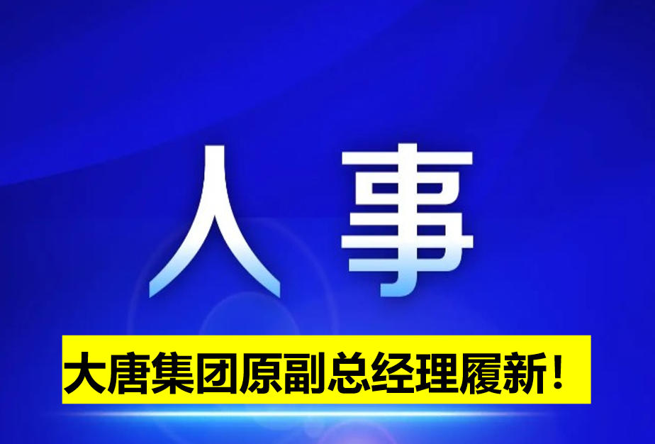 大唐集團原副總經理履新！